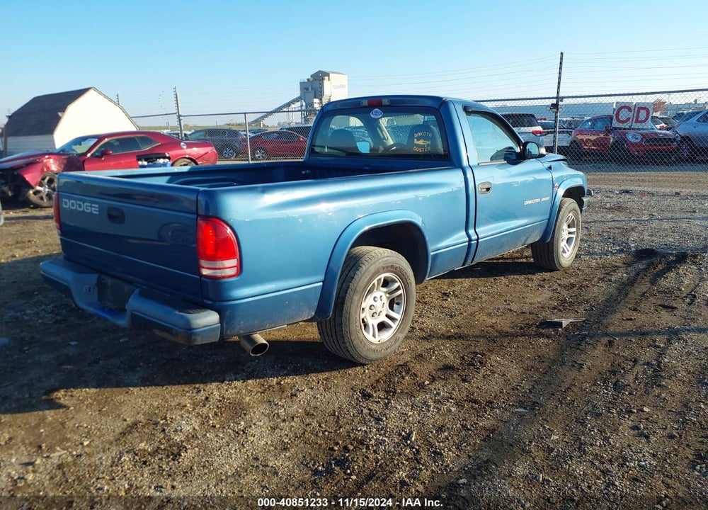 2002 DODGE DAKOTA SPORT VIN: 1B7FL36X62S604280