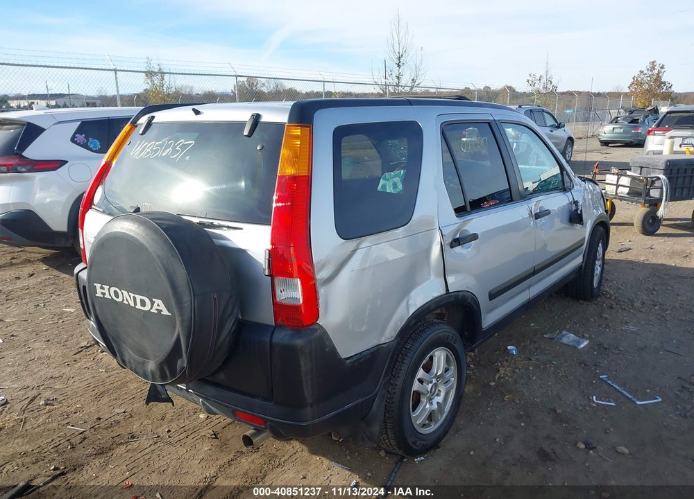 2004 HONDA CR-V EX VIN: SHSRD78804U224495