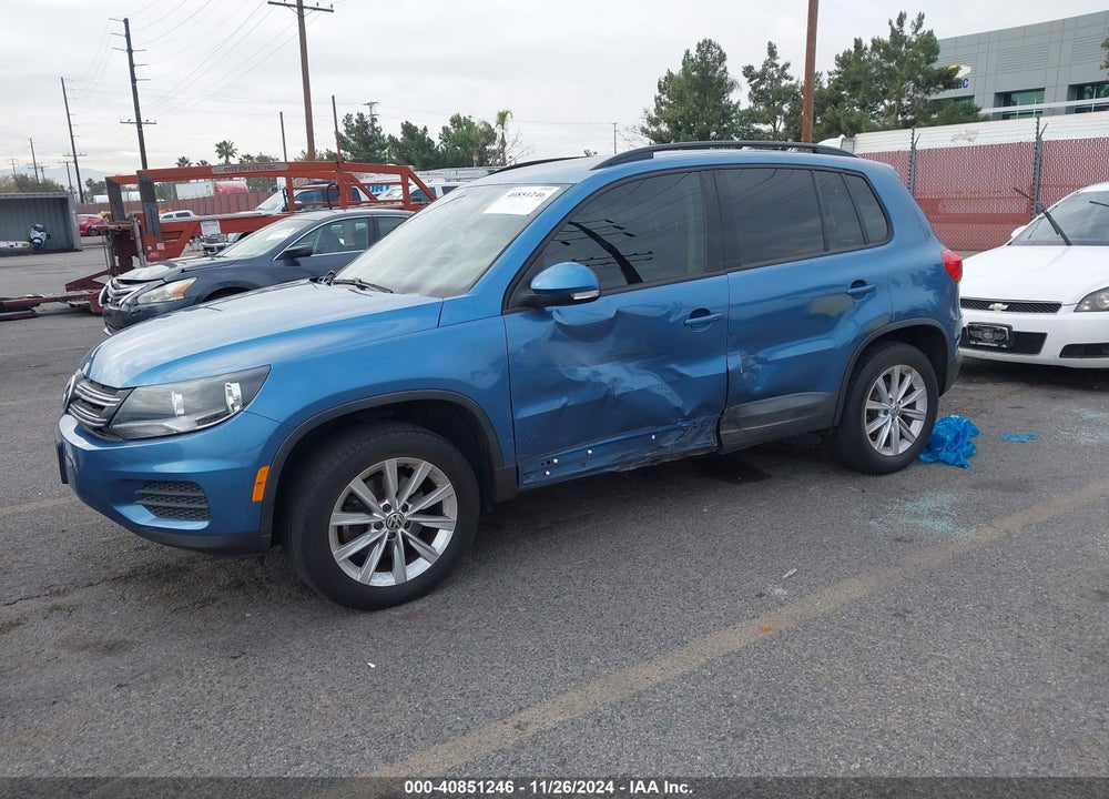 2017 VOLKSWAGEN TIGUAN 2.0T/2.0T S VIN: WVGAV7AX9HK050742