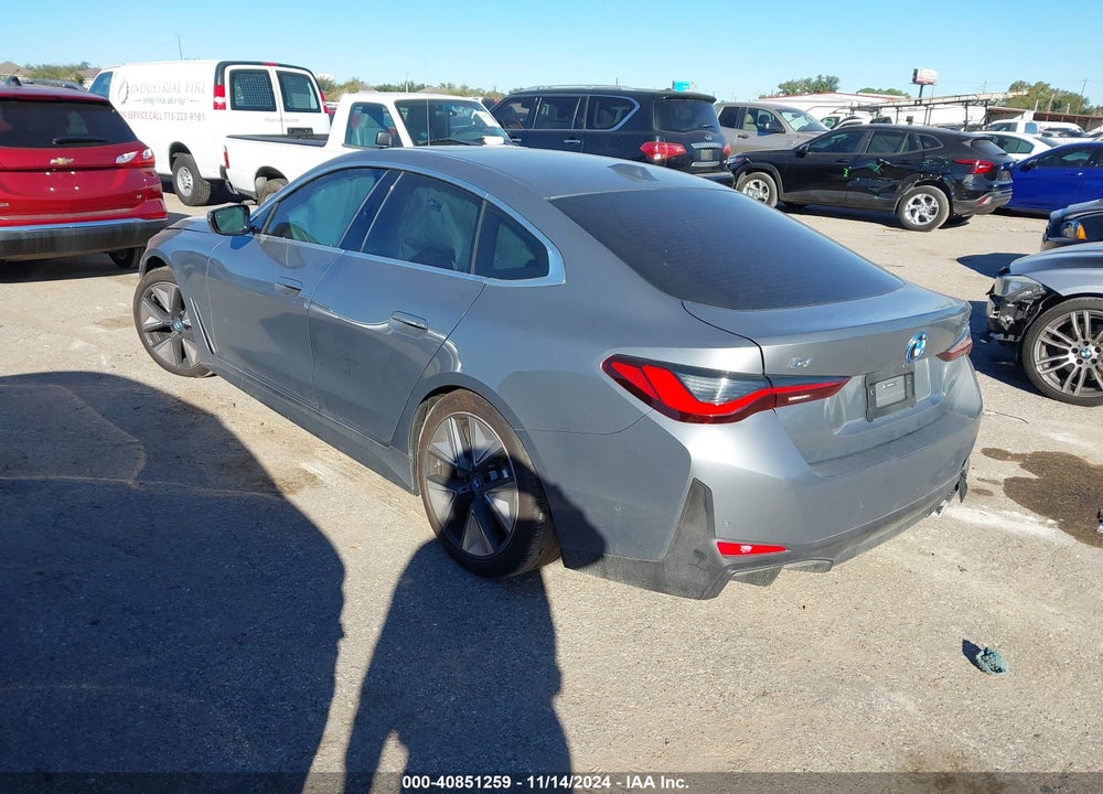 2024 BMW I4 XDRIVE40 VIN: WBY83FB02RFT17491