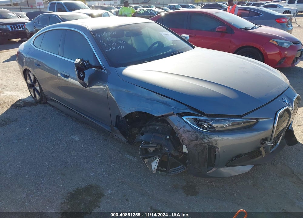 2024 BMW I4 XDRIVE40 VIN: WBY83FB02RFT17491