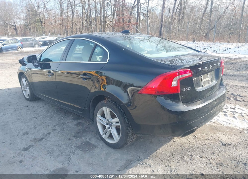 2015 VOLVO S60 T5 PREMIER VIN: YV1612TK3F2360483