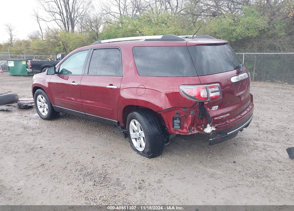 2015 GMC ACADIA SLE-2 VIN: 1GKKRPKDXFJ255012