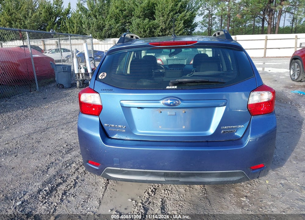 2016 SUBARU IMPREZA 2.0I SPORT PREMIUM VIN: JF1GPAP69GH202850