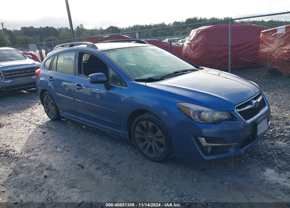 2016 SUBARU IMPREZA 2.0I SPORT PREMIUM VIN: JF1GPAP69GH202850