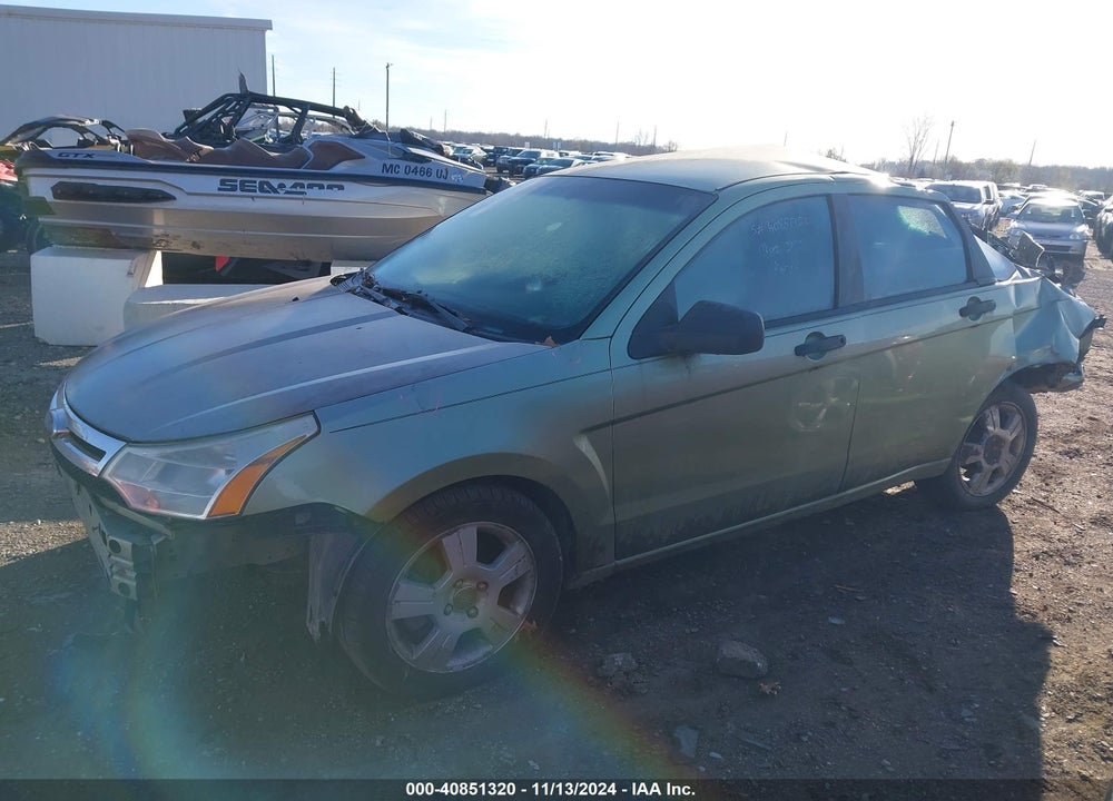 2008 FORD FOCUS S VIN: 1FAHP34N68W266398