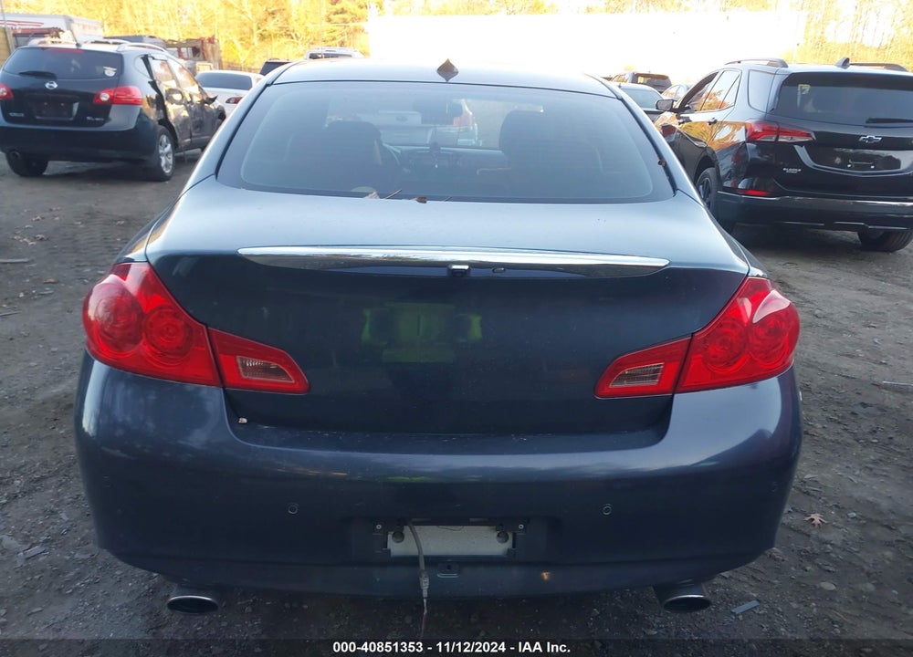 2010 INFINITI G37X VIN: JN1CV6AR6AM451879