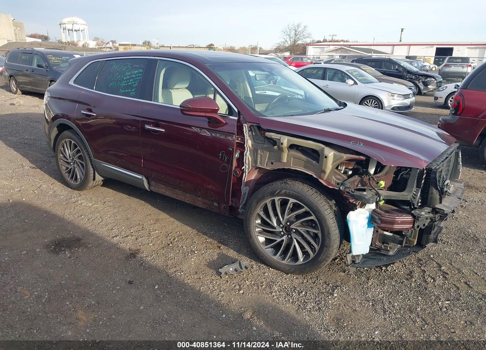 2019 LINCOLN NAUTILUS RESERVE VIN: 2LMPJ8L91KBL14374