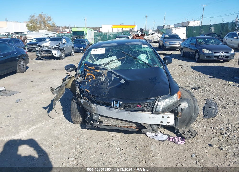 2012 HONDA CIVIC SI VIN: 2HGFB6E5XCH702517