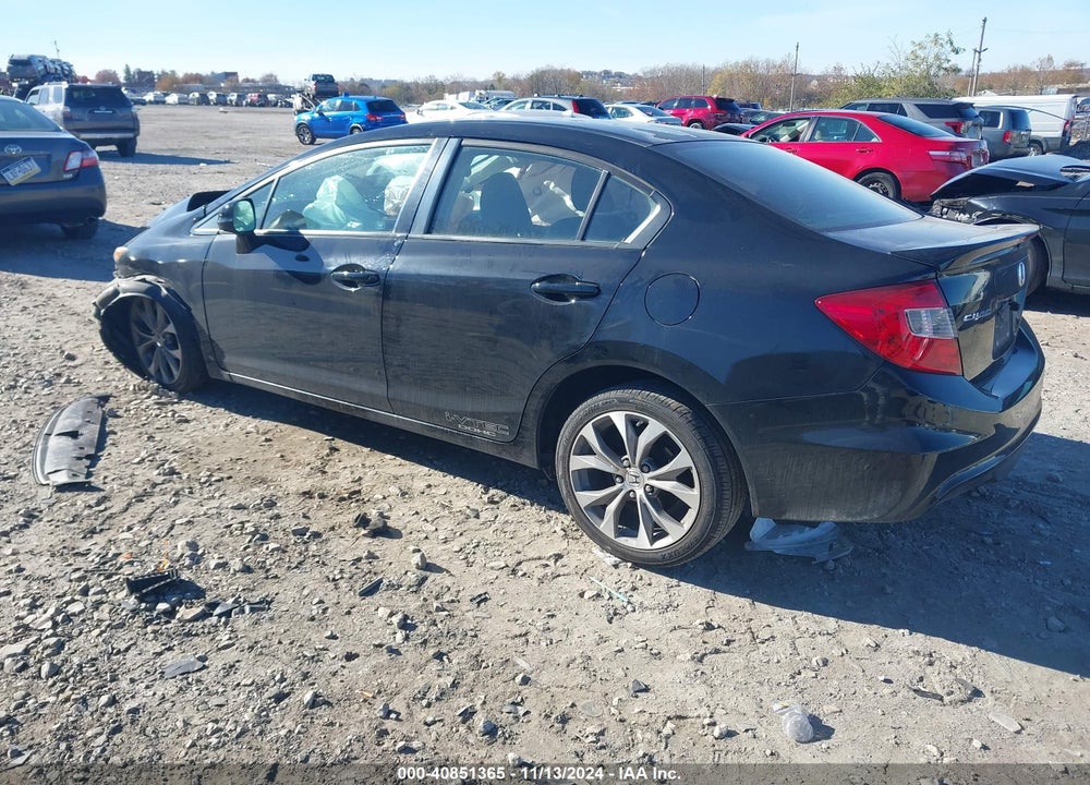2012 HONDA CIVIC SI VIN: 2HGFB6E5XCH702517