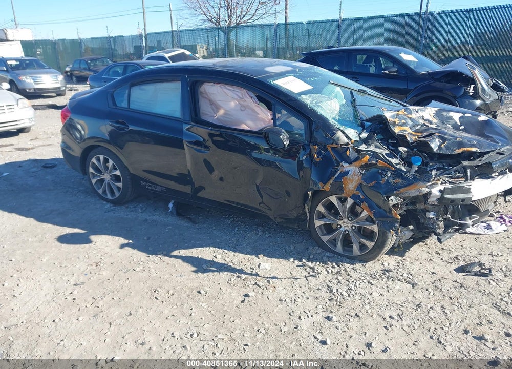 2012 HONDA CIVIC SI VIN: 2HGFB6E5XCH702517
