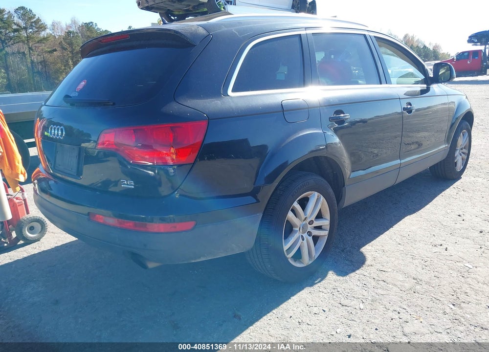 2009 AUDI Q7 3.6 5 PASSENGER/3.6 PREMIUM VIN: WA1AY74L29D017649