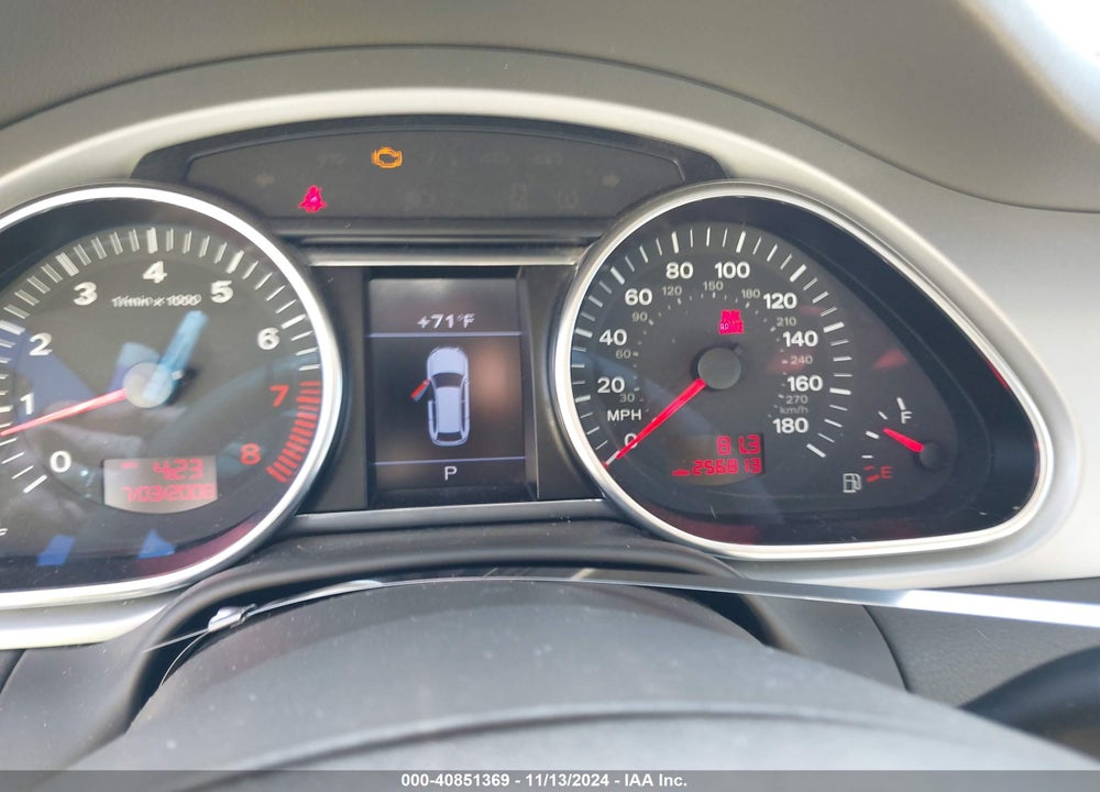 2009 AUDI Q7 3.6 5 PASSENGER/3.6 PREMIUM VIN: WA1AY74L29D017649