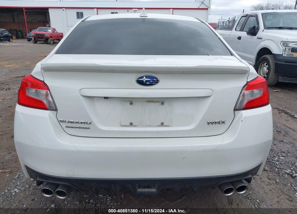 2016 SUBARU WRX PREMIUM VIN: JF1VA1F61G9821074