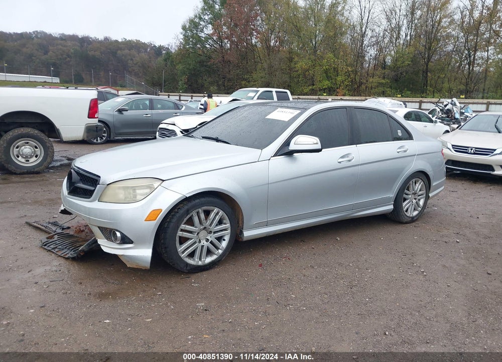 2008 MERCEDES-BENZ C 300 LUXURY/SPORT VIN: WDDGF54X28R013086