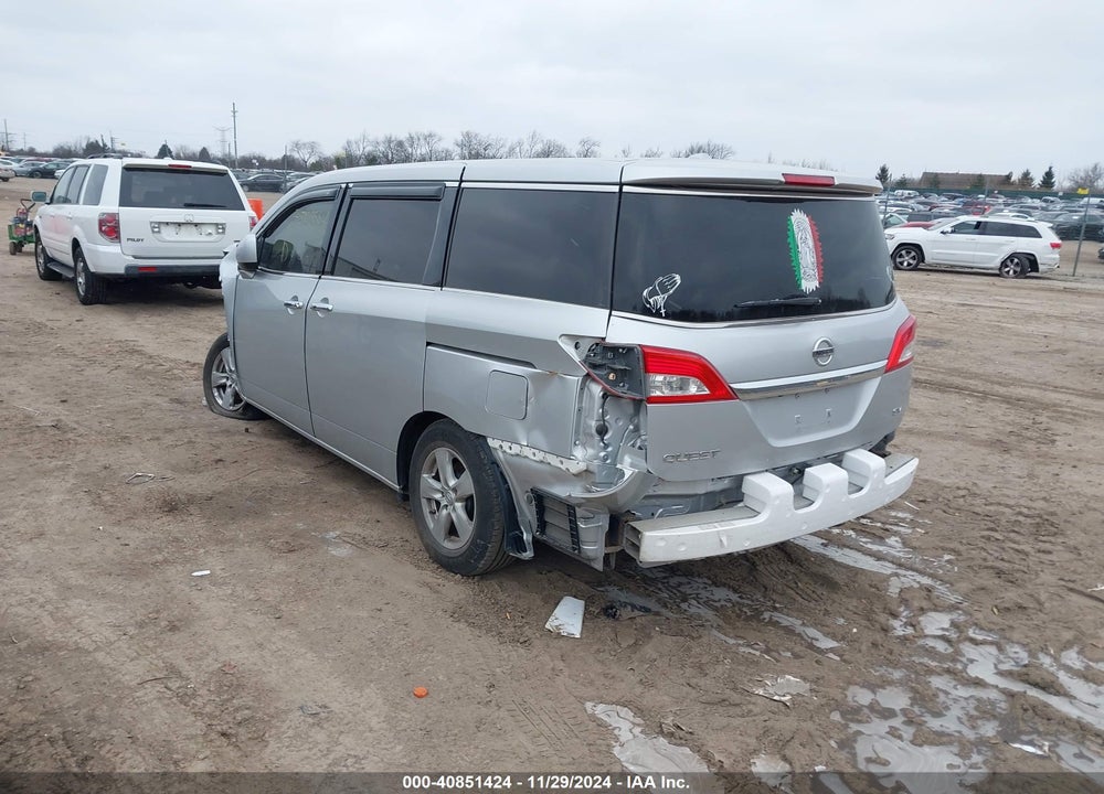 2013 NISSAN QUEST SV VIN: JN8AE2KP4D9061692