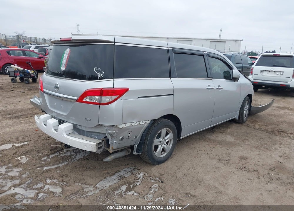 2013 NISSAN QUEST SV VIN: JN8AE2KP4D9061692