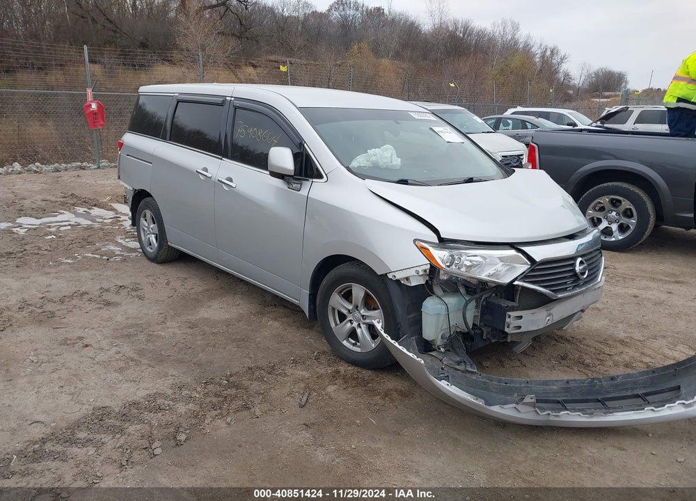 2013 NISSAN QUEST SV VIN: JN8AE2KP4D9061692