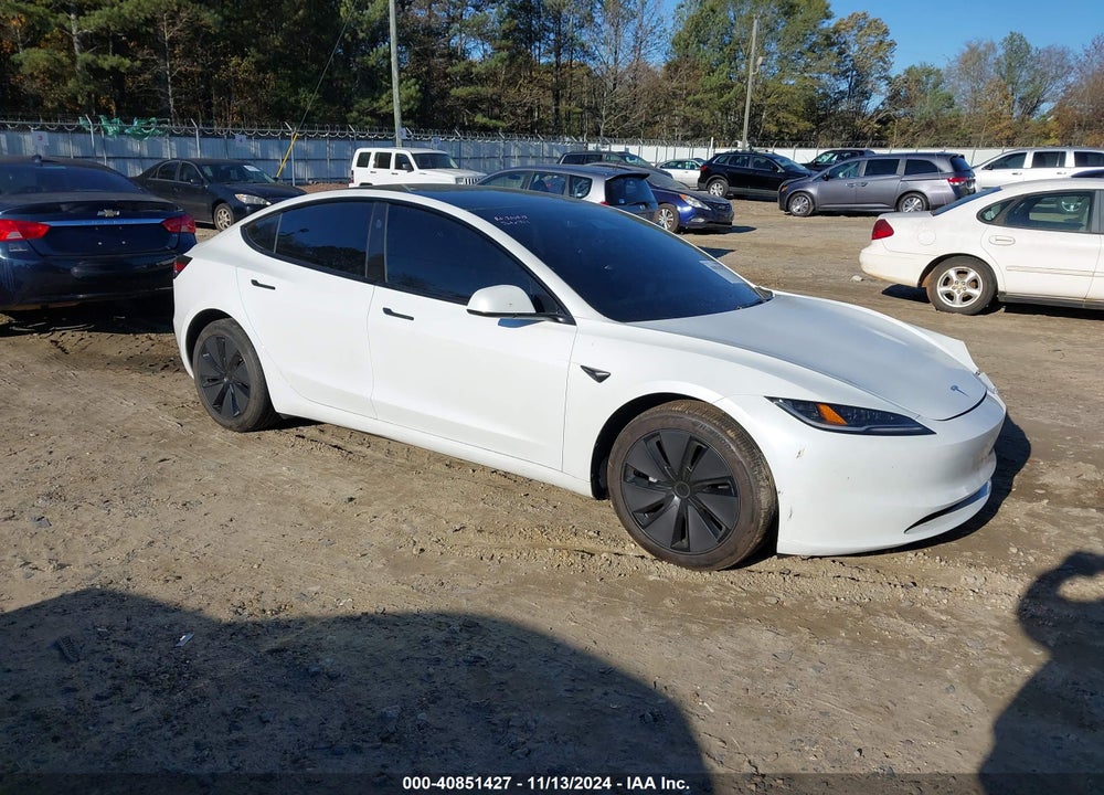 2024 TESLA MODEL 3 REAR-WHEEL DRIVE VIN: 5YJ3E1EA4RF732586