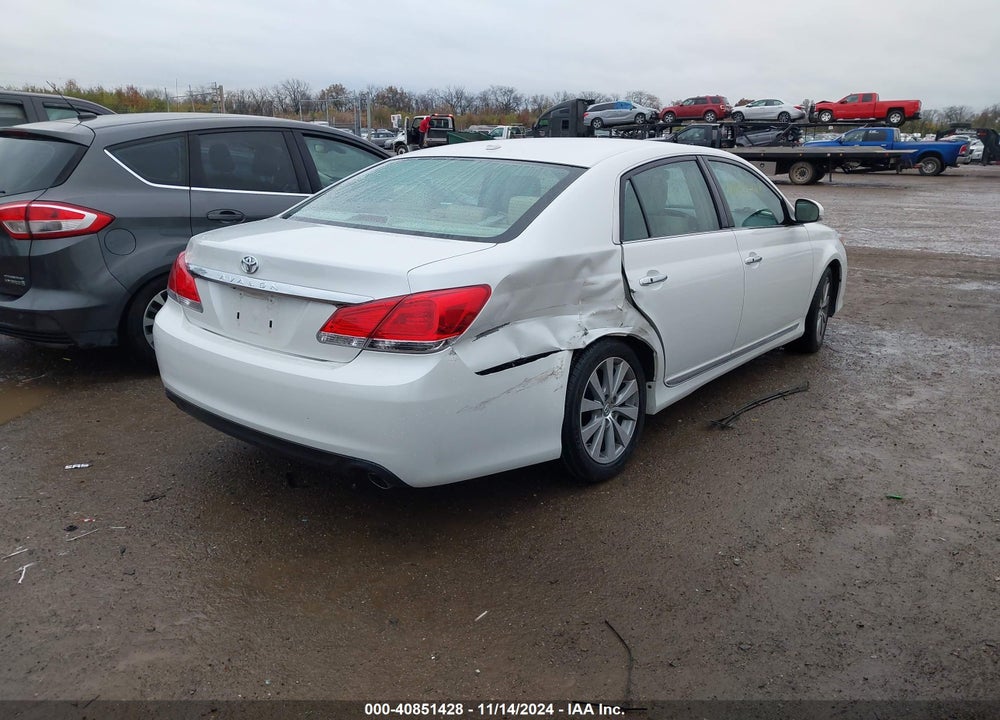2011 TOYOTA AVALON LIMITED VIN: 4T1BK3DBXBU436992