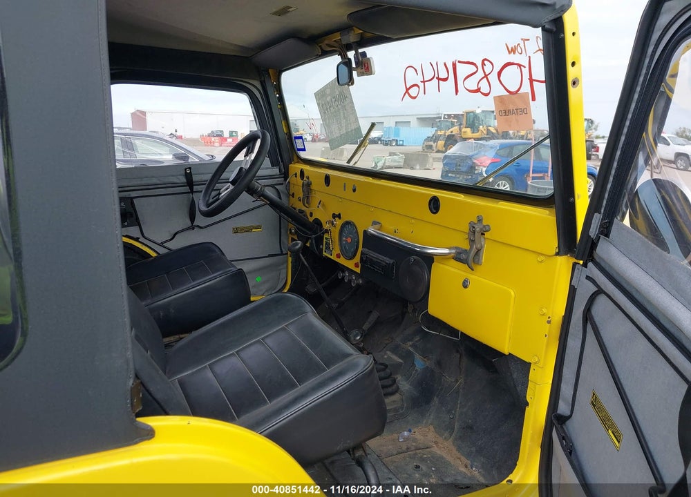 1972 JEEP CJ VIN: J2F835TA29207