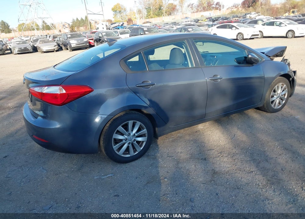 2014 KIA FORTE LX VIN: KNAFX4A66E5140402