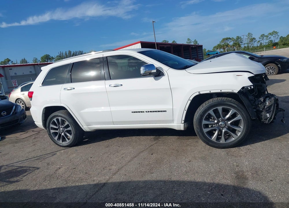2018 CHEROKEE JEEP GRAND  OVERLAND 4X2 VIN: 1C4RJECGXJC197401