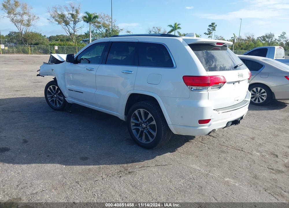 2018 CHEROKEE JEEP GRAND  OVERLAND 4X2 VIN: 1C4RJECGXJC197401