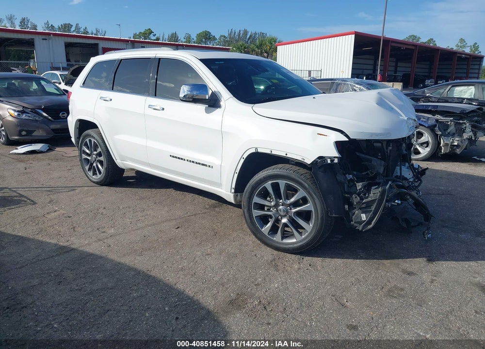 2018 CHEROKEE JEEP GRAND  OVERLAND 4X2 VIN: 1C4RJECGXJC197401