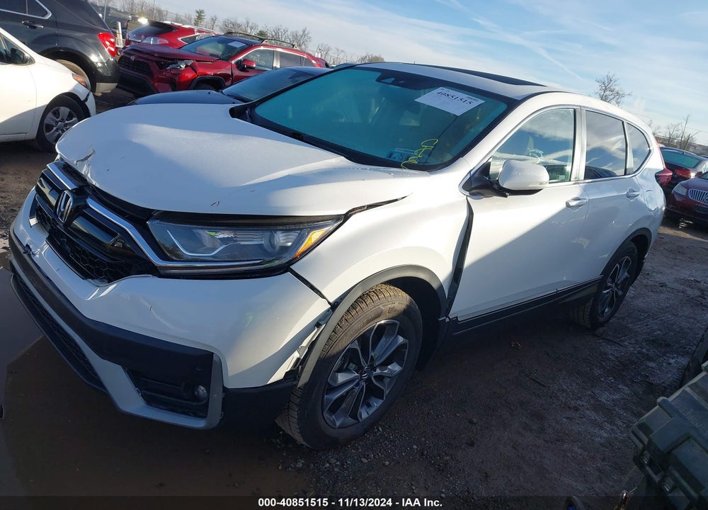 2021 HONDA CR-V AWD EX-L VIN: 2HKRW2H8XMH647235