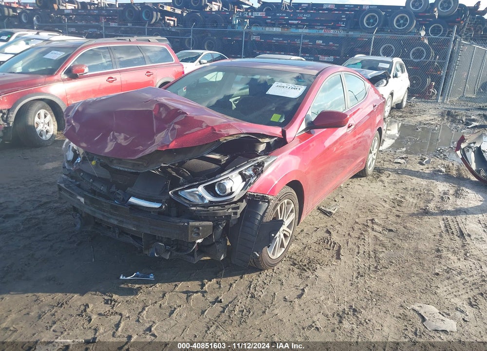 2015 HYUNDAI ELANTRA SE VIN: 5NPDH4AE4FH553886