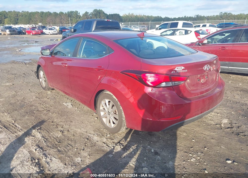 2015 HYUNDAI ELANTRA SE VIN: 5NPDH4AE4FH553886