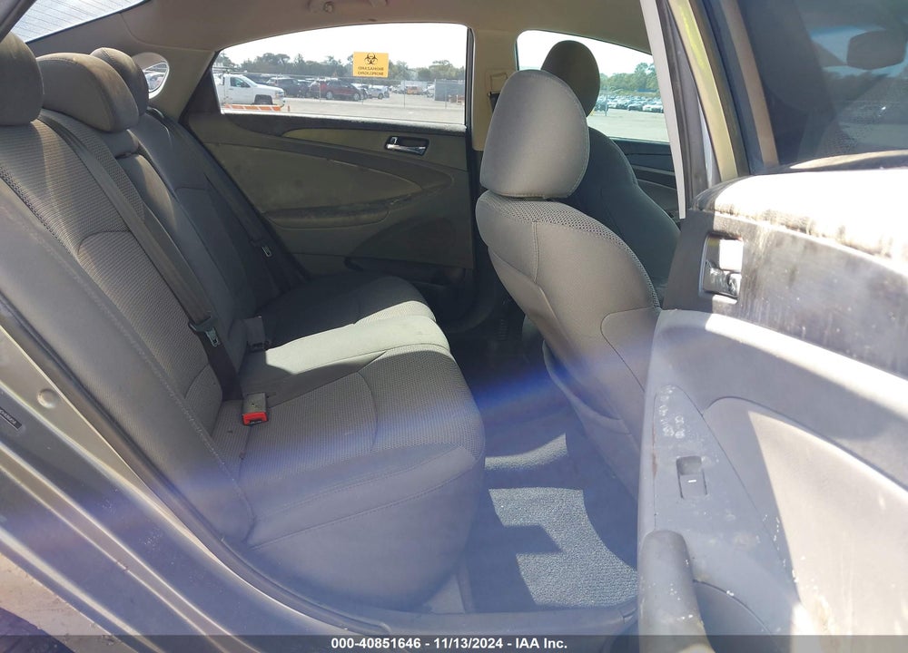 2013 HYUNDAI SONATA GLS VIN: 5NPEB4AC4DH686858