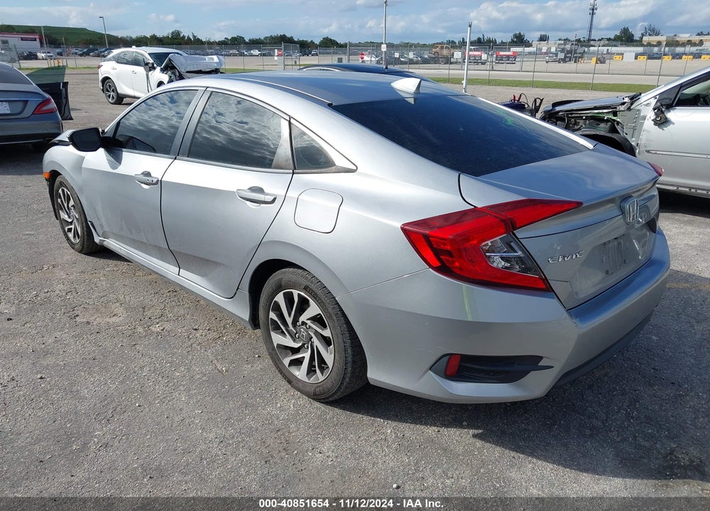 2018 HONDA CIVIC EX VIN: 19XFC2F8XJE004799