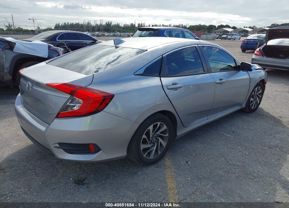 2018 HONDA CIVIC EX VIN: 19XFC2F8XJE004799