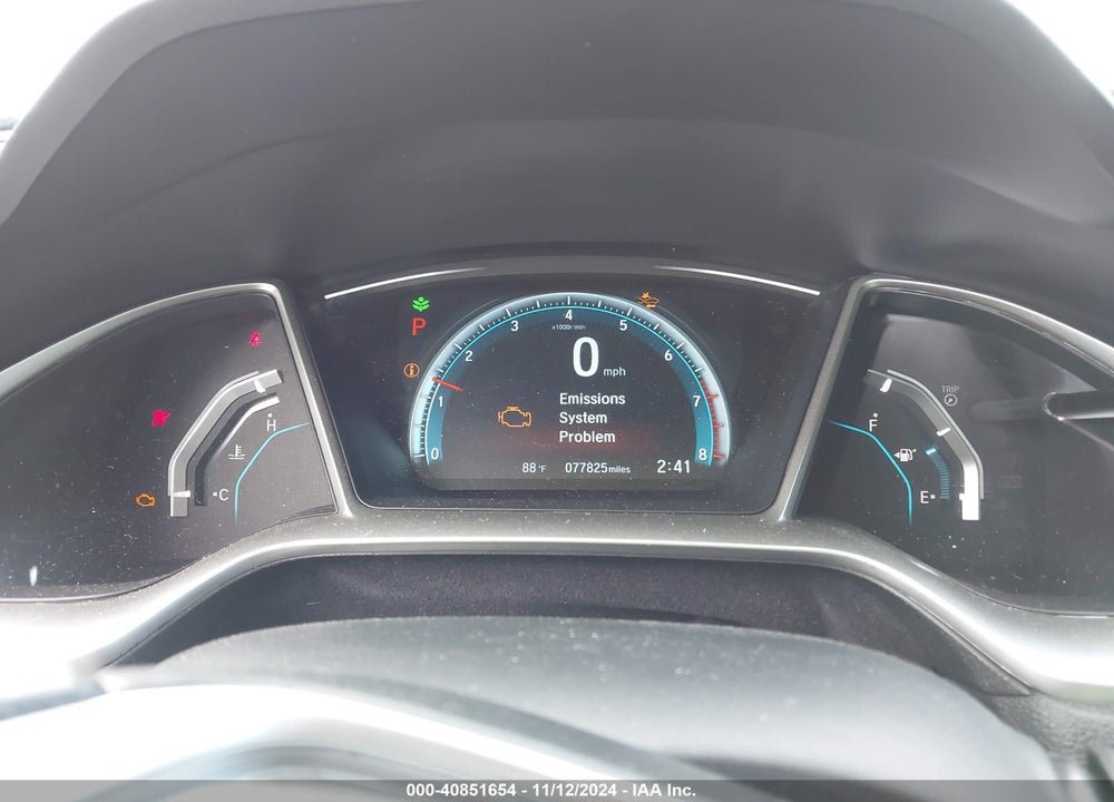 2018 HONDA CIVIC EX VIN: 19XFC2F8XJE004799