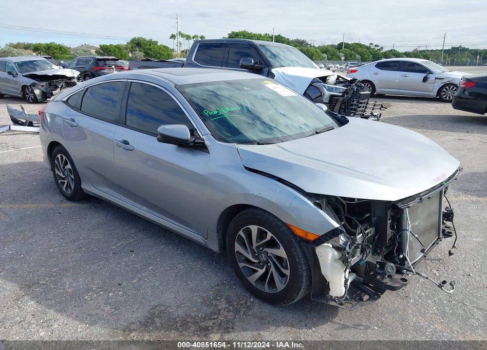 2018 HONDA CIVIC EX VIN: 19XFC2F8XJE004799