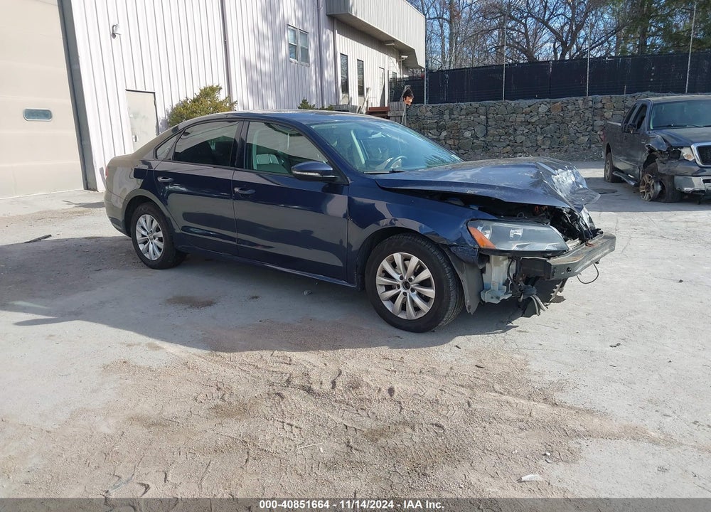 2012 VOLKSWAGEN PASSAT 2.5L S VIN: 1VWAP7A37CC078471