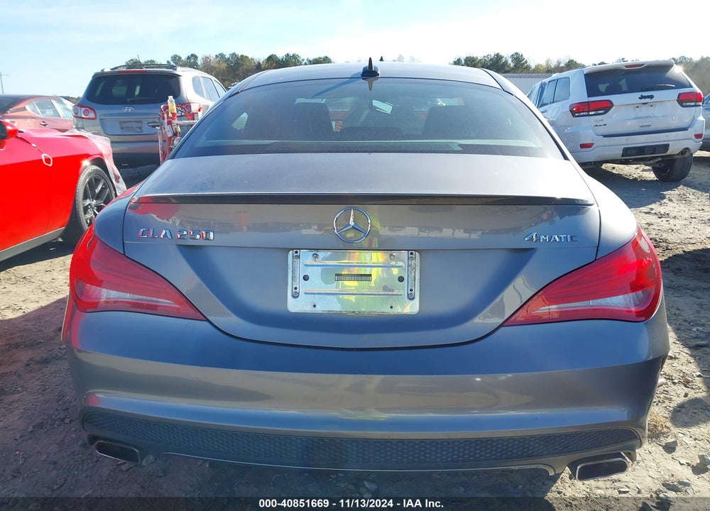 2016 MERCEDES-BENZ CLA 250 4MATIC VIN: WDDSJ4GBXGN303200
