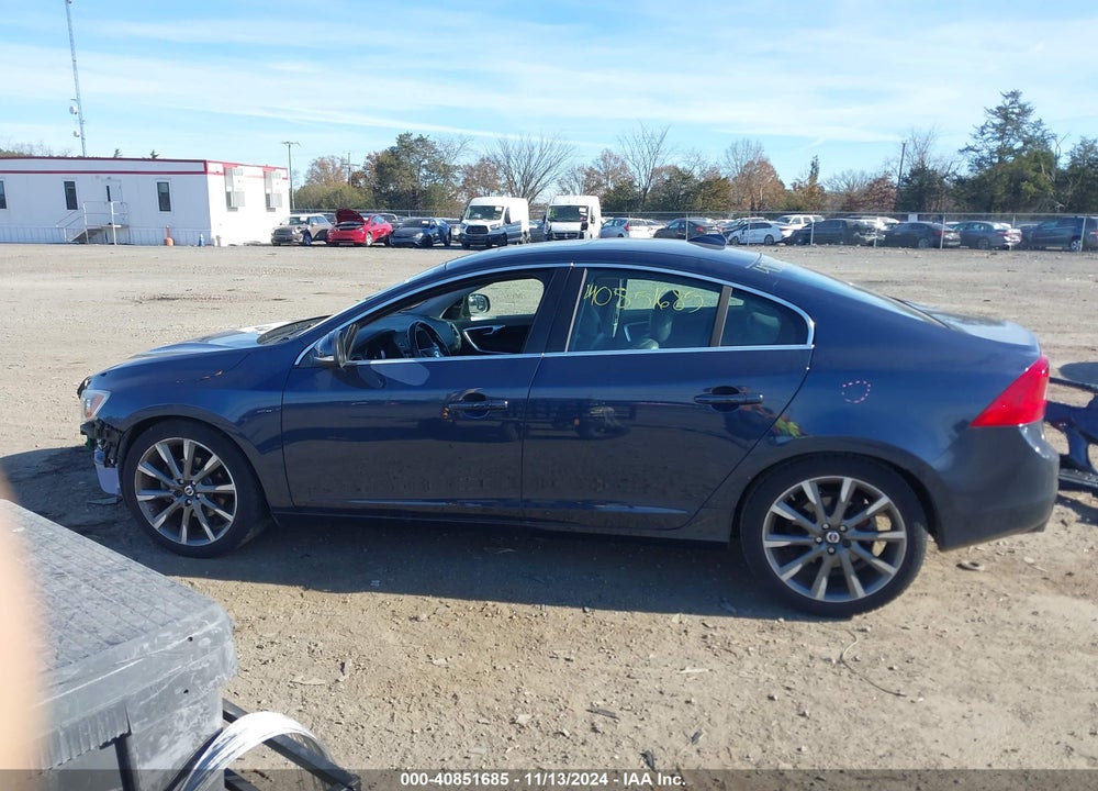 2015 VOLVO S60 T5 PREMIER VIN: YV126MFK1F1350841