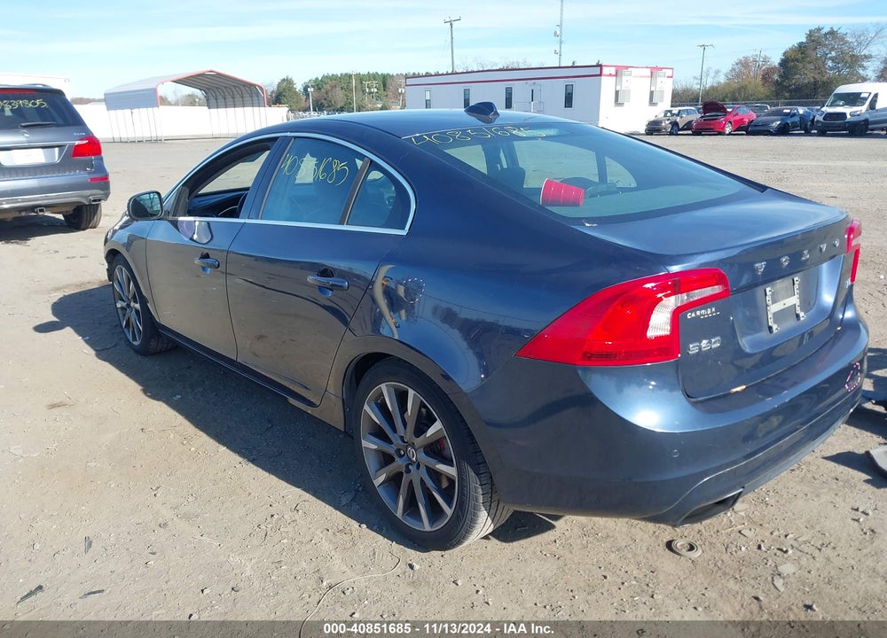 2015 VOLVO S60 T5 PREMIER VIN: YV126MFK1F1350841