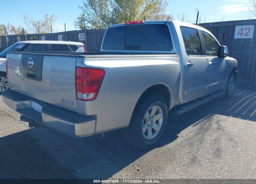 2004 NISSAN TITAN LE VIN: 1N6AA07A34N535149
