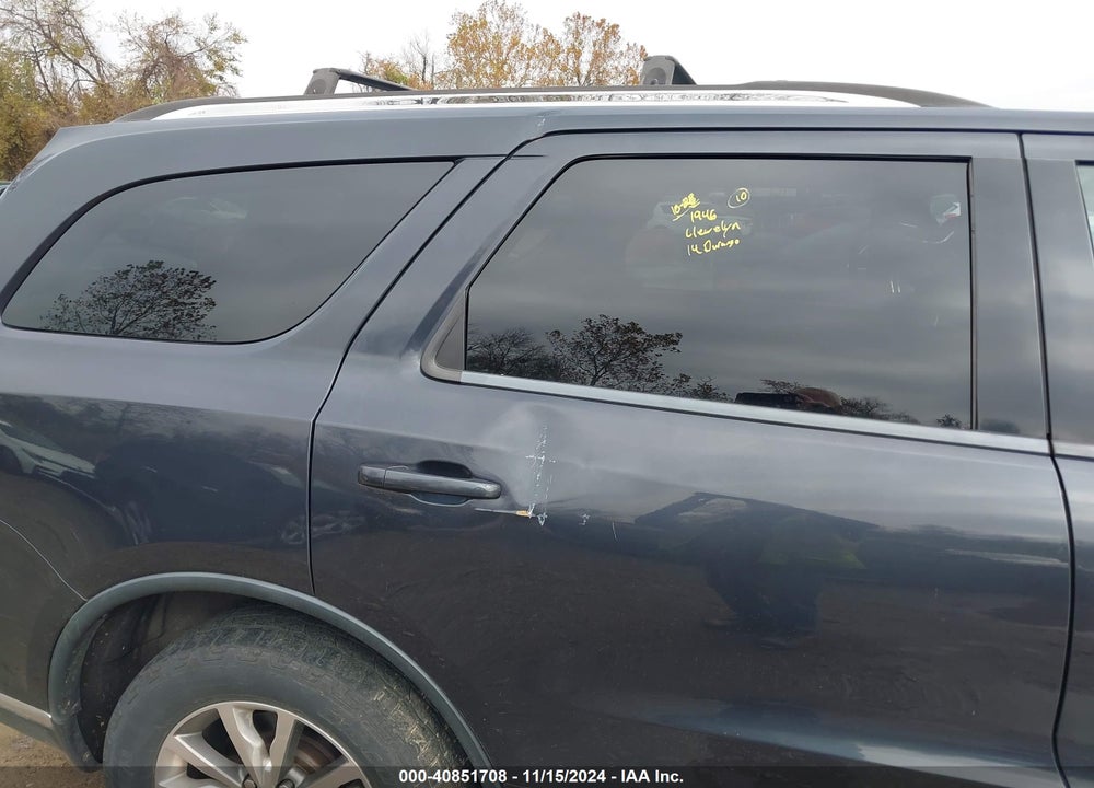 2014 DODGE DURANGO LIMITED VIN: 1C4RDJDGXEC501671