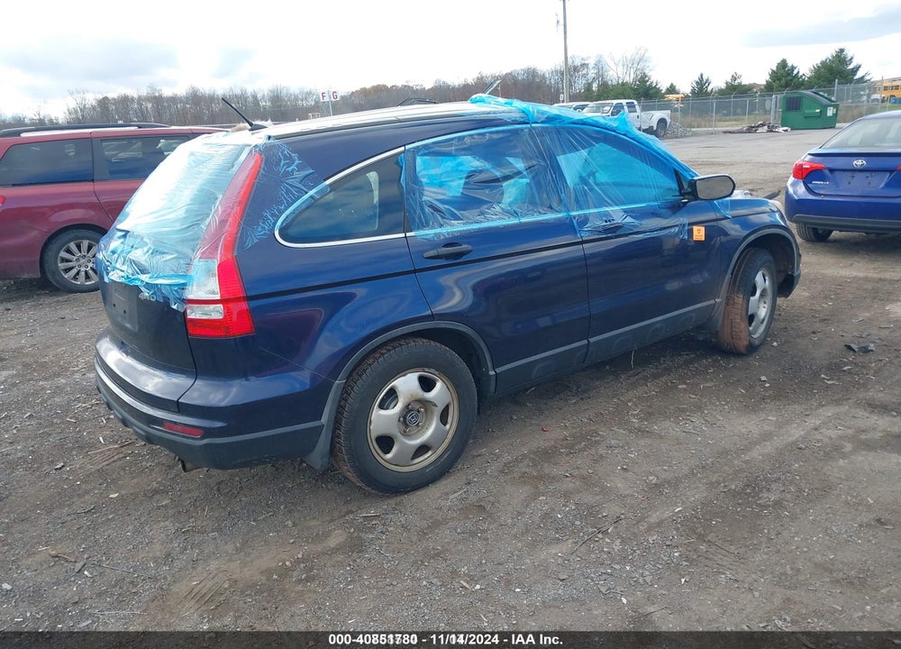 2010 HONDA CR-V LX VIN: 5J6RE4H38AL065509
