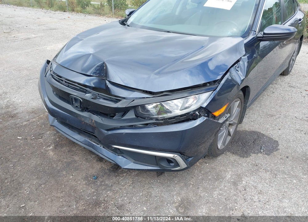 2019 HONDA CIVIC EX VIN: 19XFC1F37KE003321