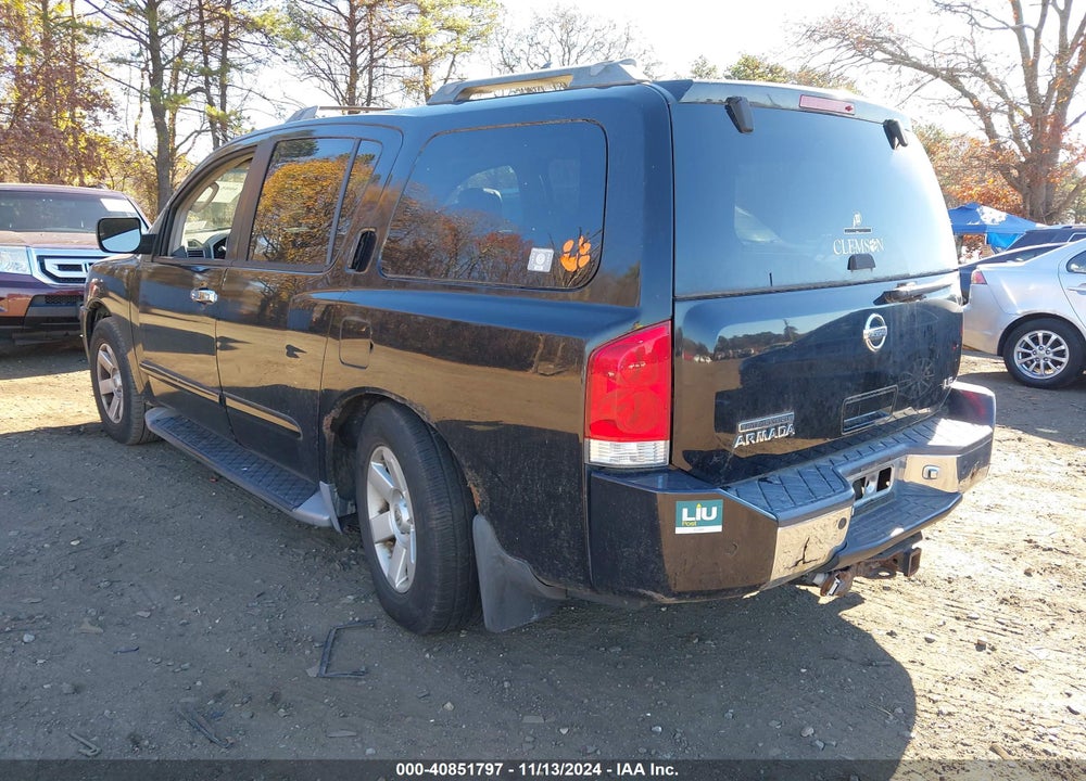 2004 NISSAN PATHFINDER ARMADA LE VIN: 5N1AA08B84N734588