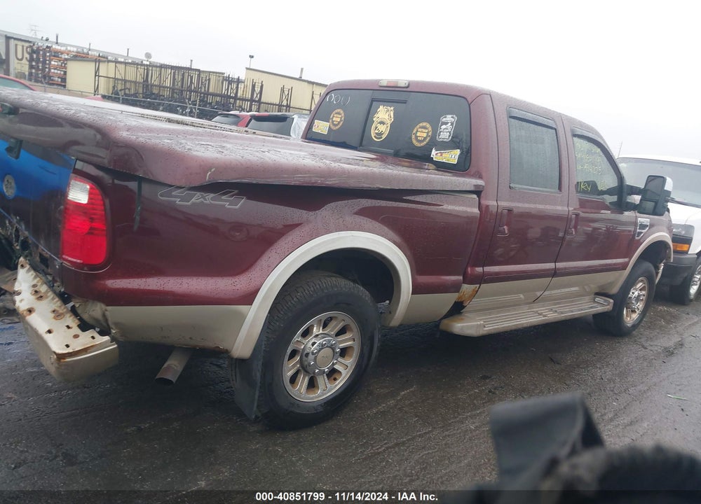 2010 FORD F-250 CABELA'S/KING RANCH/LARIAT/XL/XLT VIN: 1FTSW2B51AEA94275