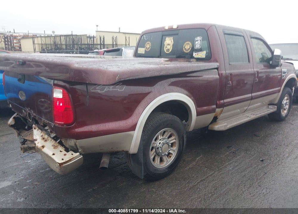 2010 FORD F-250 CABELA'S/KING RANCH/LARIAT/XL/XLT VIN: 1FTSW2B51AEA94275