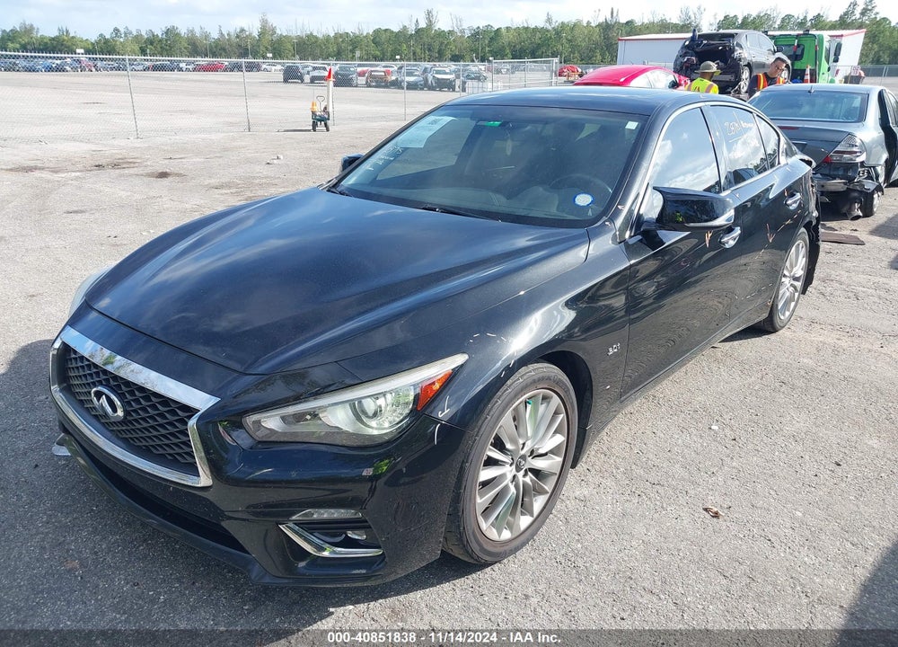2019 INFINITI Q50 3.0T LUXE VIN: JN1EV7AP1KM518838