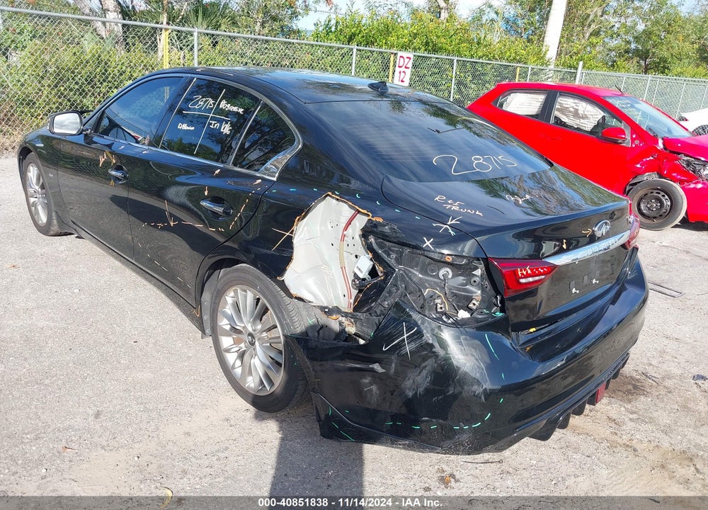 2019 INFINITI Q50 3.0T LUXE VIN: JN1EV7AP1KM518838